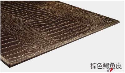 棕色鱷魚皮